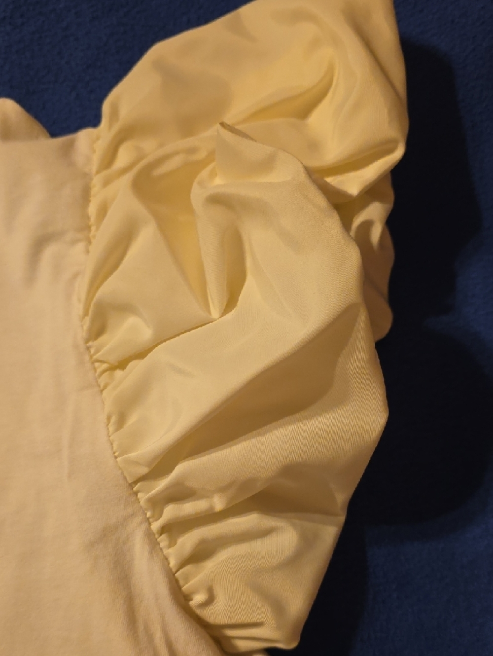Express Ivory Ruffle Sleeve Tank Top - Picture 3 of 4